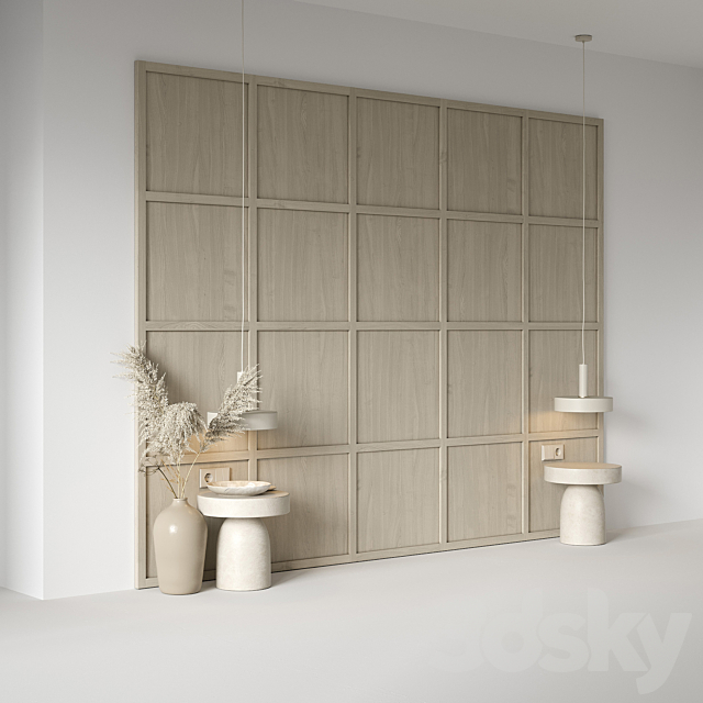 Headboard 007 3DS Max Model - thumbnail 6