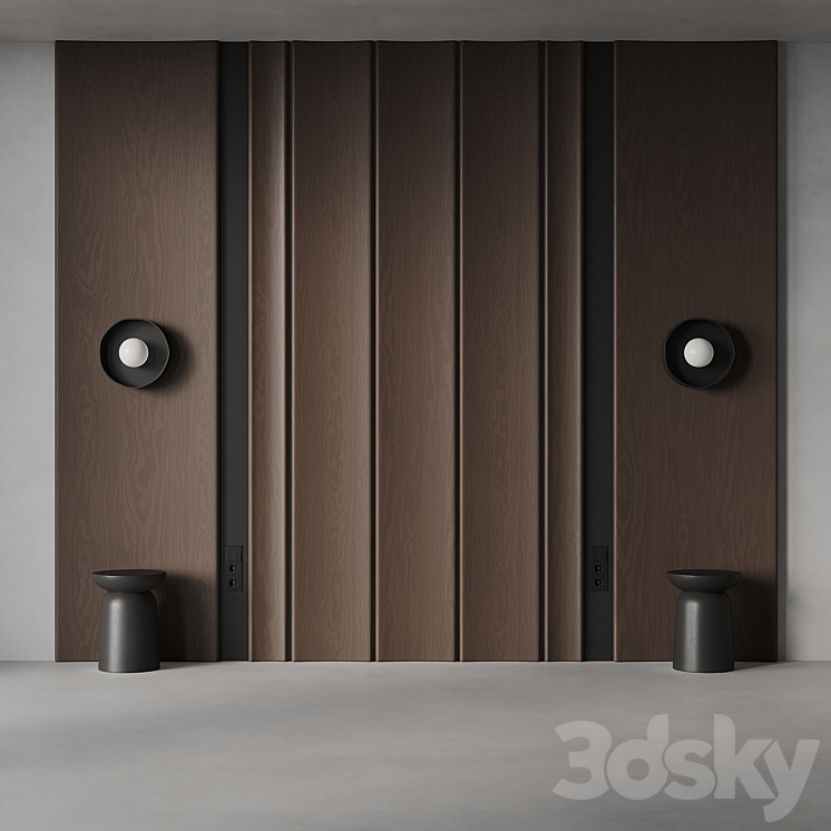 Headboard #2 3DS Max Model - thumbnail 2