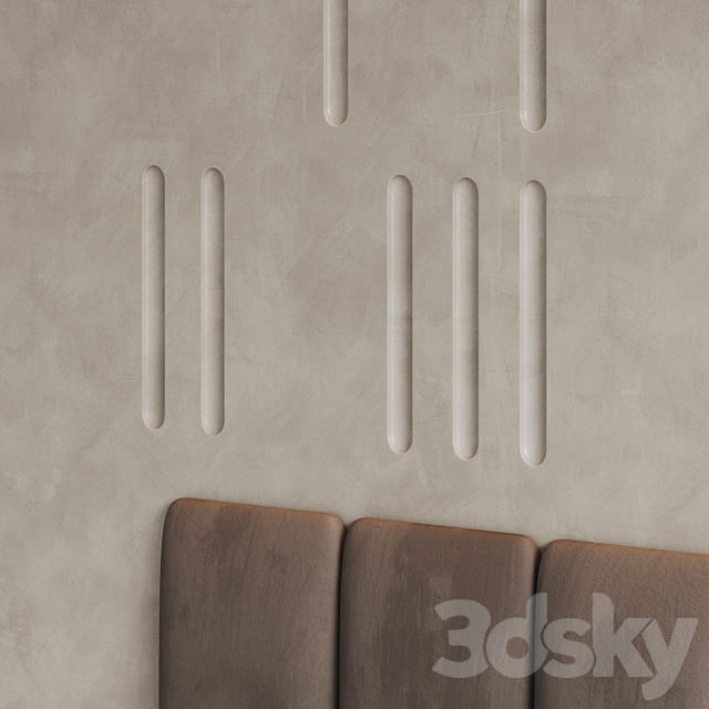 Headboard 3DS Max Model - thumbnail 4