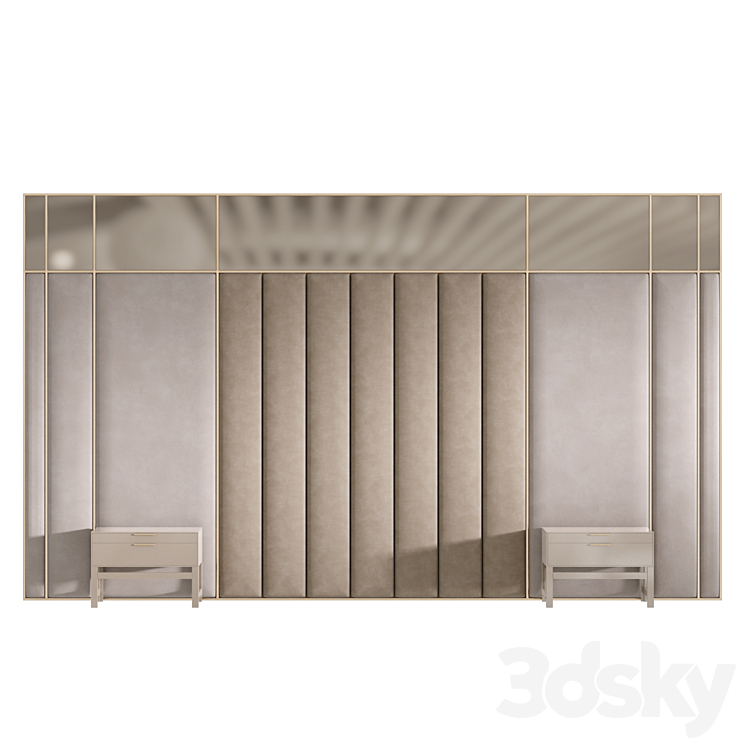 Headboard 6 3DS Max - thumbnail 2