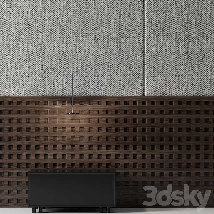 Headboard n3 3DS Max Model - thumbnail 2