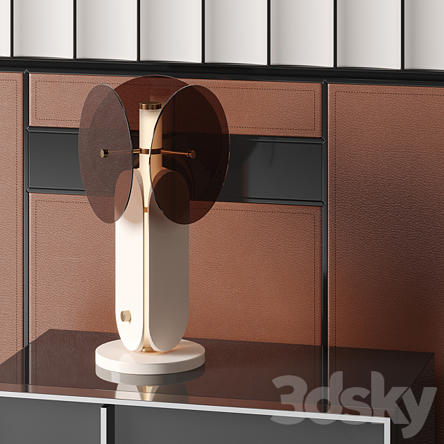 Headboard n4 3DS Max Model - thumbnail 3