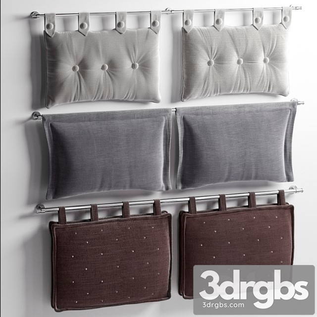 Headboard pillow 3dsmax Download - thumbnail 1