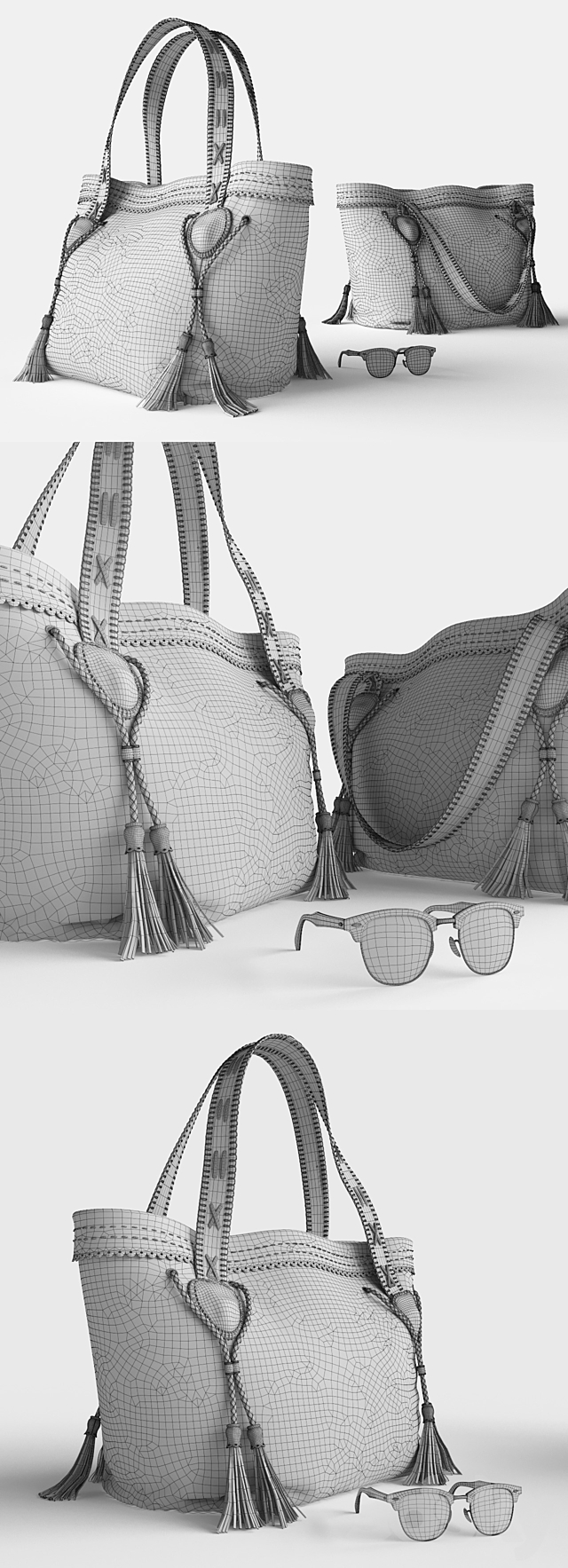 Hippie Bag 3DS Max Model - thumbnail 3