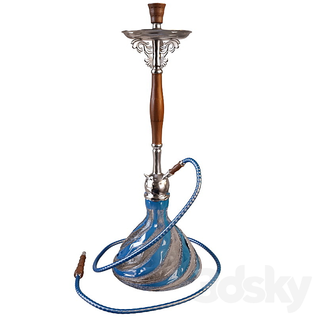 hookah 3DS Max Model - thumbnail 1