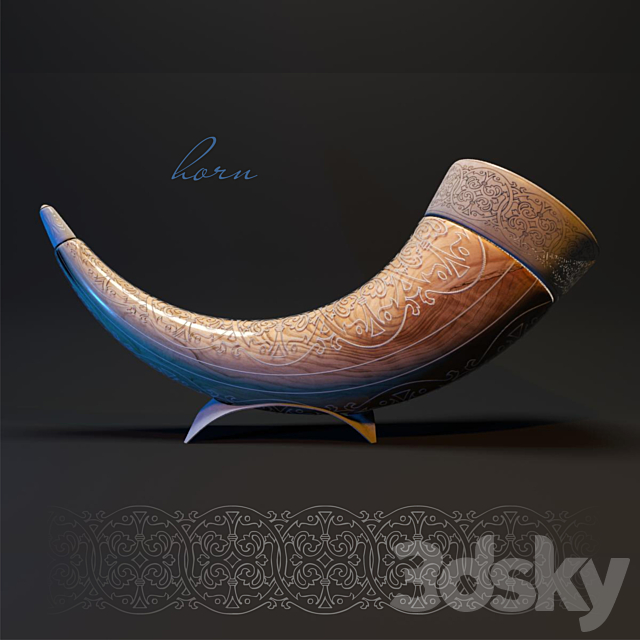 Horn 3DSMax File - thumbnail 1