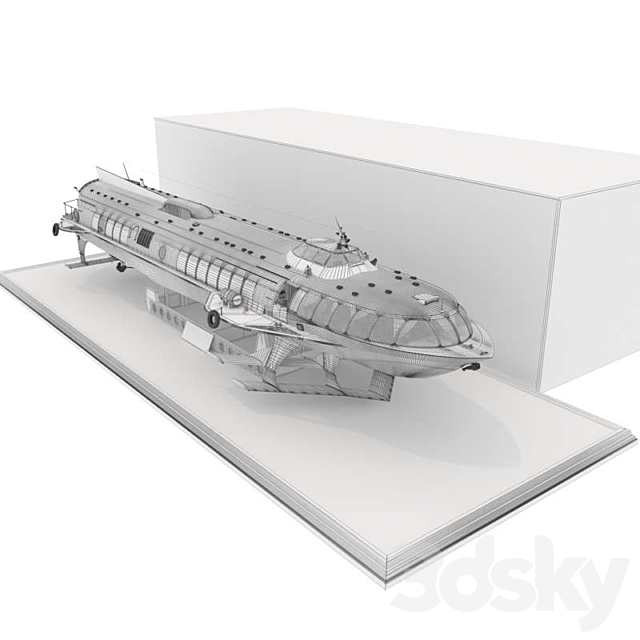 Hydrofoil Meteor 3DSMax File - thumbnail 2