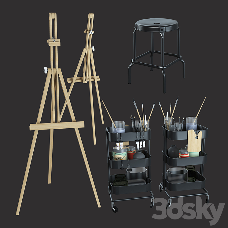 IKEA set # 22 3DS Max - thumbnail 2