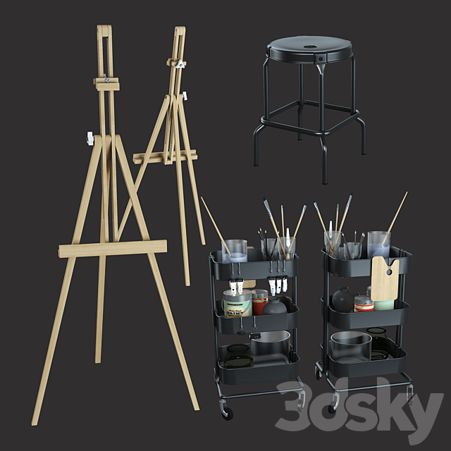 IKEA set # 22 3DS Max Model - thumbnail 2