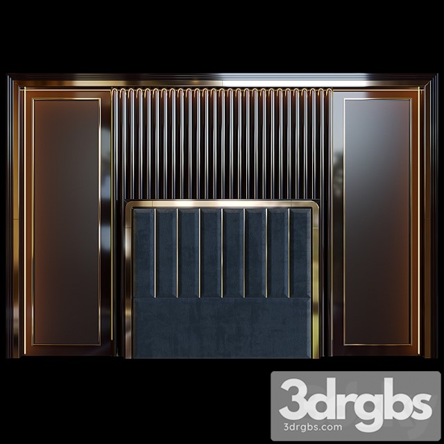 Illuminated Headboard 3dsmax Download - thumbnail 1