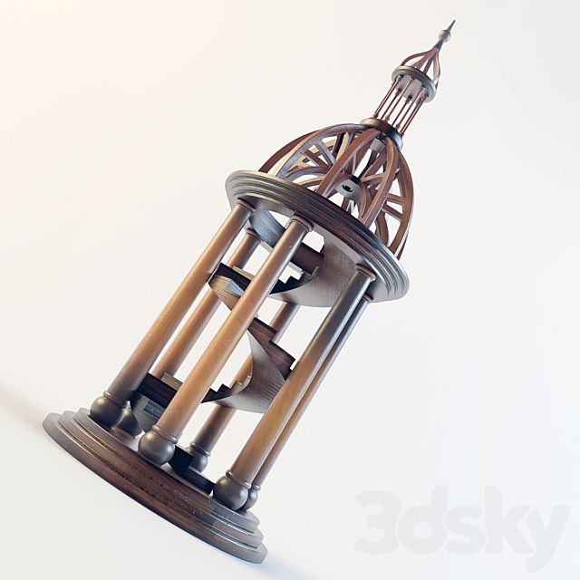 Indoor sculpture Authentic Models Bell Tower Antica 3ds Max - thumbnail 2