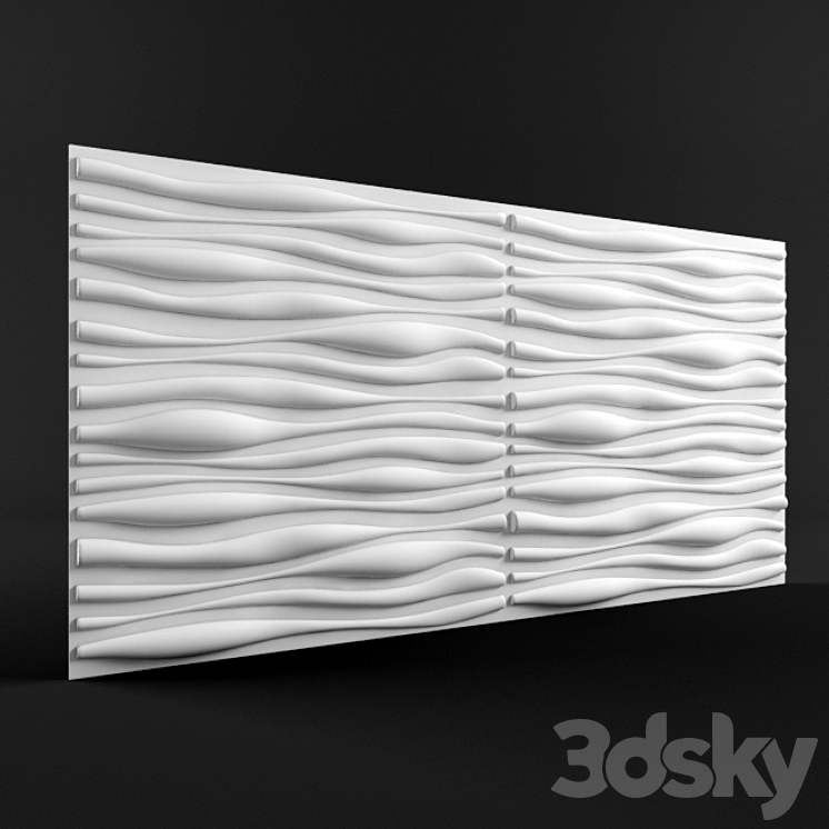 inreda2 3d panel (bamboo) 3DS Max - thumbnail 2