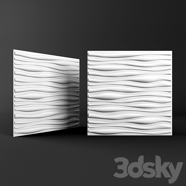 inreda2 3d panel (bamboo) 3DSMax File - thumbnail 1