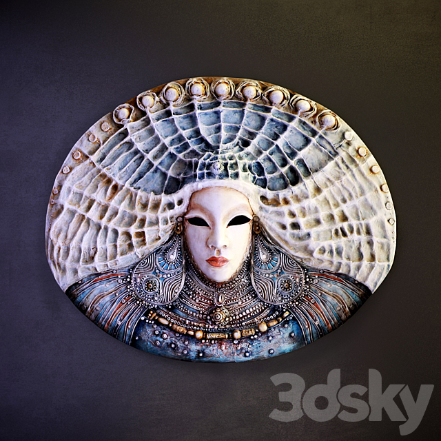 Interior mask “Inanna” 3ds Max - thumbnail 1