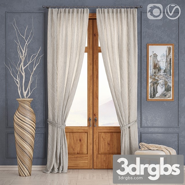 Interior set 01 3dsmax Download - thumbnail 1