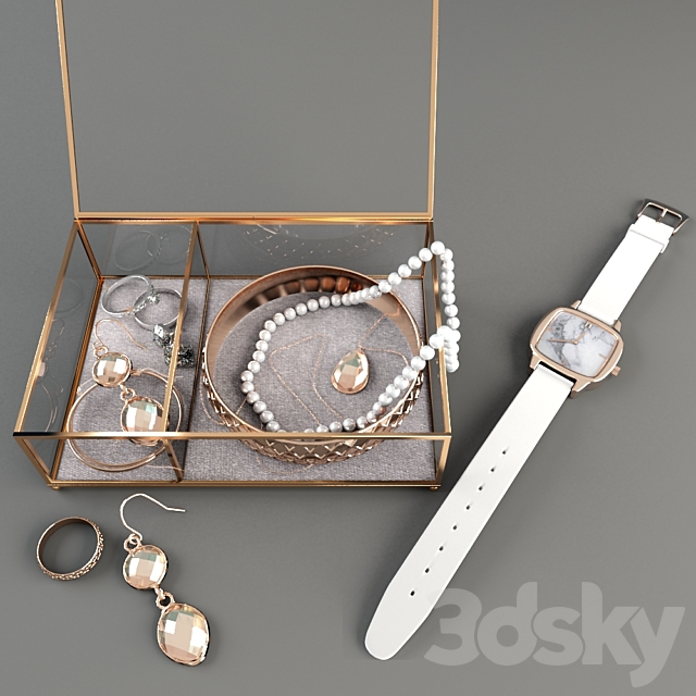 jewelry box 3DSMax File - thumbnail 1