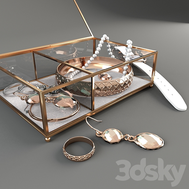 jewelry box 3DSMax File - thumbnail 2