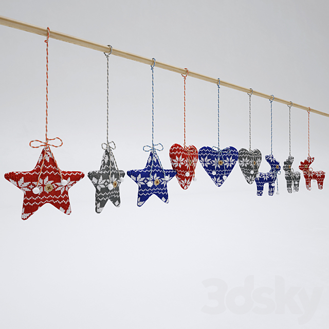 Knitted toys 3DSMax File - thumbnail 3