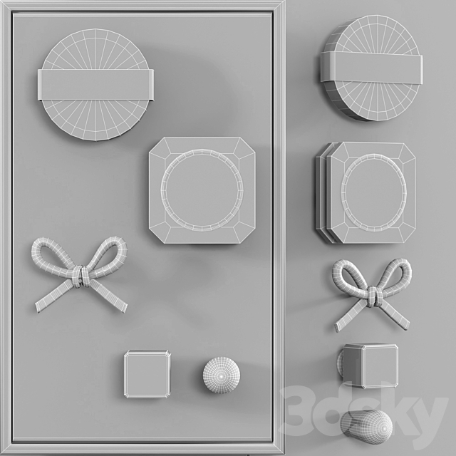 KNOB HOUSE – furniture handles Set 2 3DSMax File - thumbnail 3