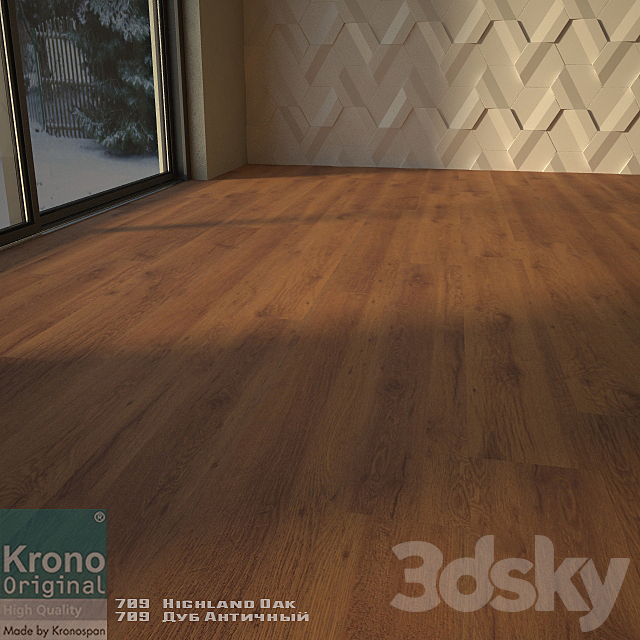 KronoOriginal 709 Highland Oak 3DSMax File - thumbnail 1