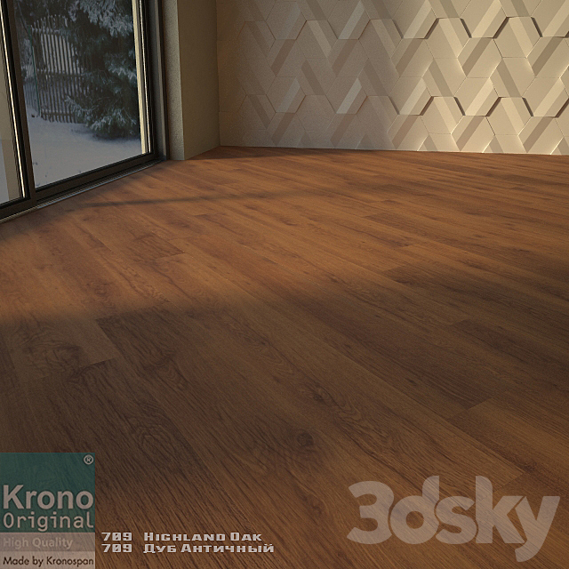 KronoOriginal 709 Highland Oak 3DSMax File - thumbnail 2