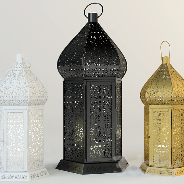 Lanterns _ ZARA HOME 3ds Max - thumbnail 1