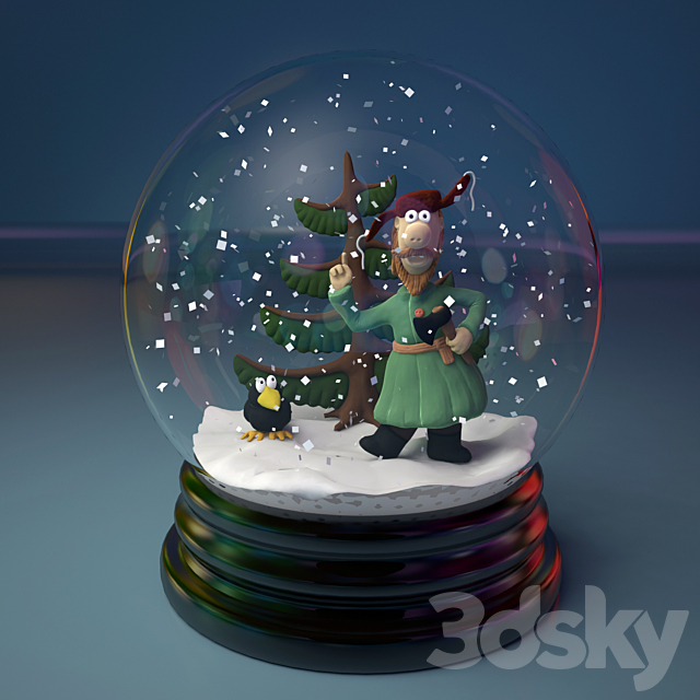 Last year’s snow was falling 3DSMax File - thumbnail 1