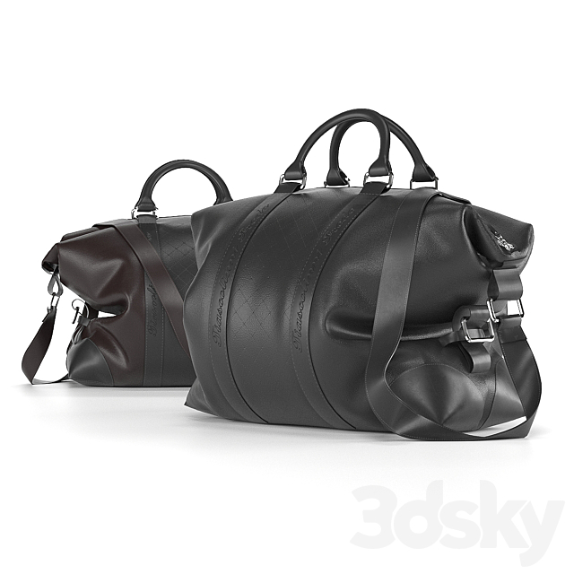 leather bag 3DS Max Model - thumbnail 2