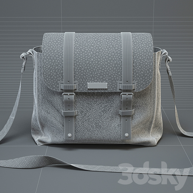 Leather bag 3DSMax File - thumbnail 3