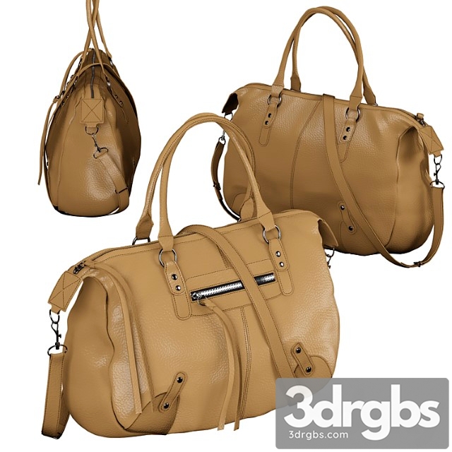 Leather woman bag 3dsmax Download - thumbnail 1