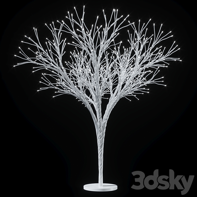 LED (light decorative) tree 3DS Max - thumbnail 1