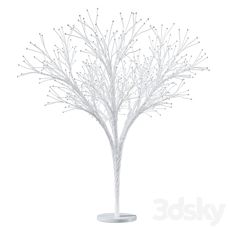 LED (light decorative) tree 3DS Max - thumbnail 2