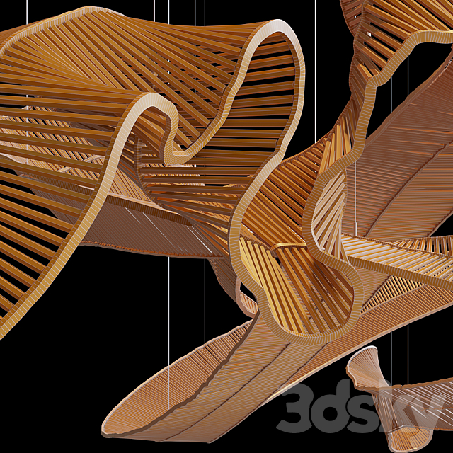 Light composition Vargov Design – Ribbon 3DSMax File - thumbnail 3