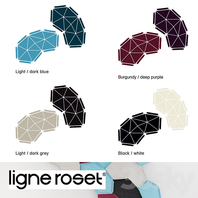 ligne-roset CLOUDS 3DS Max Model - thumbnail 3