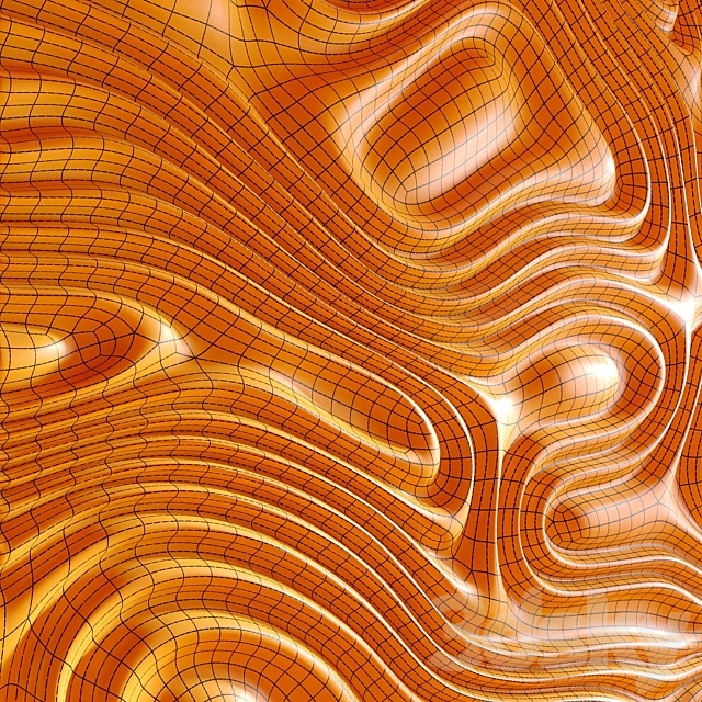 Liquid Wood 02 3DS Max Model - thumbnail 4