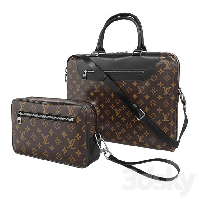 louis vuitton bags 3DSMax File - thumbnail 1