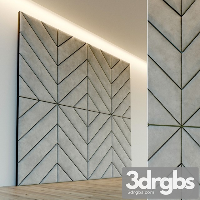 Lt decorative wall. soft panel. 59 3dsmax Download - thumbnail 1