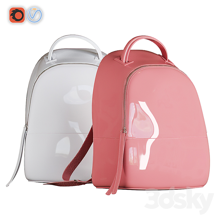 Lucky backpack 3DS Max - thumbnail 1