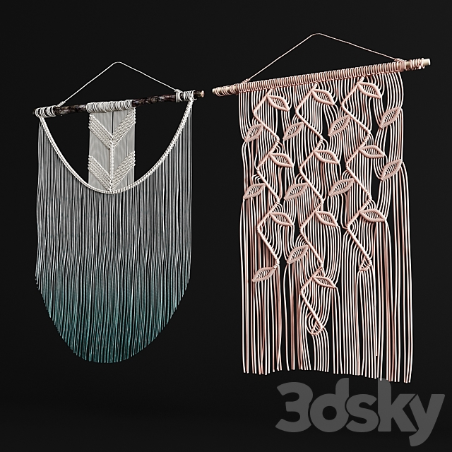 macrame 1 3DSMax File - thumbnail 3