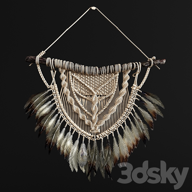 macrame 2 3DSMax File - thumbnail 2