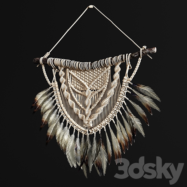 macrame 2 3DSMax File - thumbnail 3