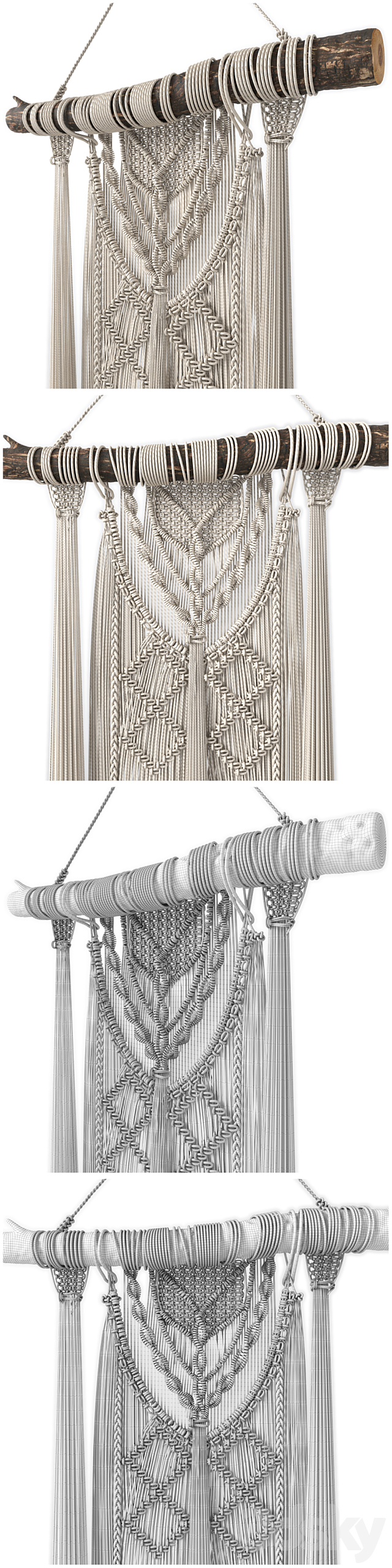 Macrame 3DSMax File - thumbnail 3