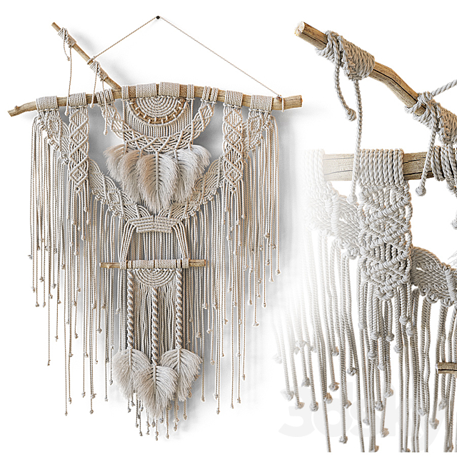 Macrame panels 3DSMax File - thumbnail 1