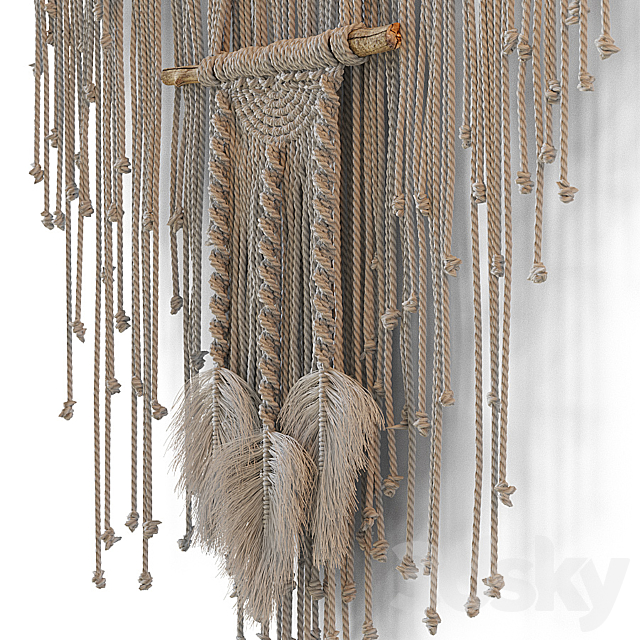 Macrame panels 3DSMax File - thumbnail 4