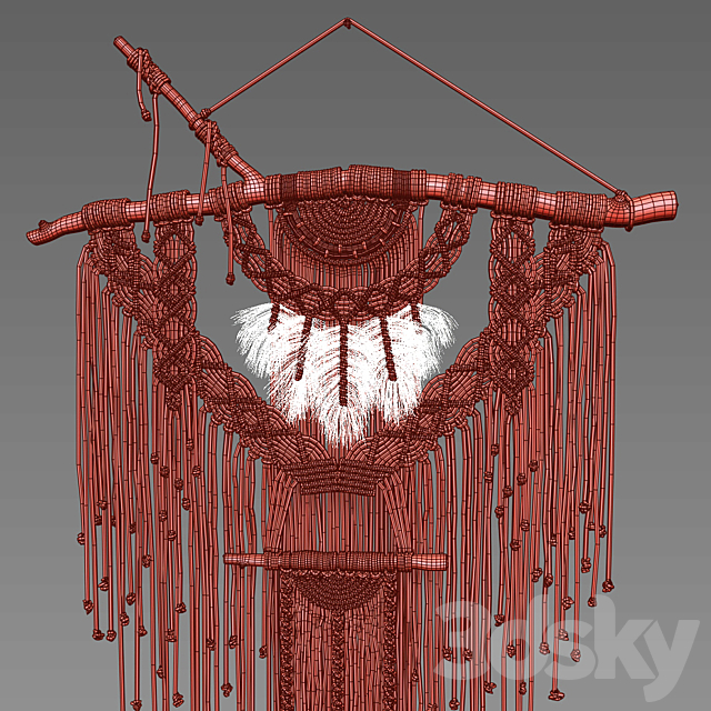 Macrame panels 3DSMax File - thumbnail 6