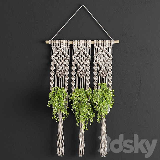 Macrame Planter 3DSMax File - thumbnail 1