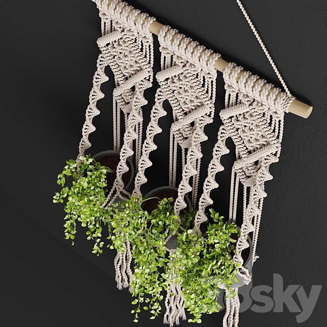 Macrame Planter 3DSMax File - thumbnail 3