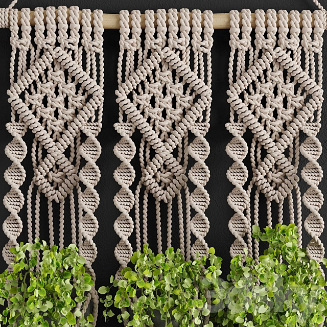 Macrame Planter 3DSMax File - thumbnail 4