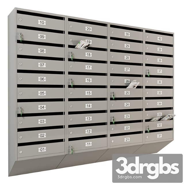 Mailbox (mailbox)  02 3dsmax Download - thumbnail 1