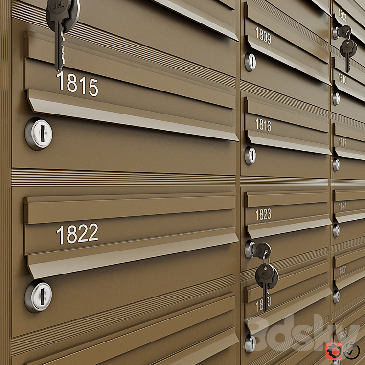 Mailbox_010 3DS Max - thumbnail 2